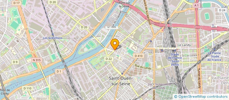 localisation de l'entreprise SARL ALFADEL à SAINT-OUEN-SUR-SEINE