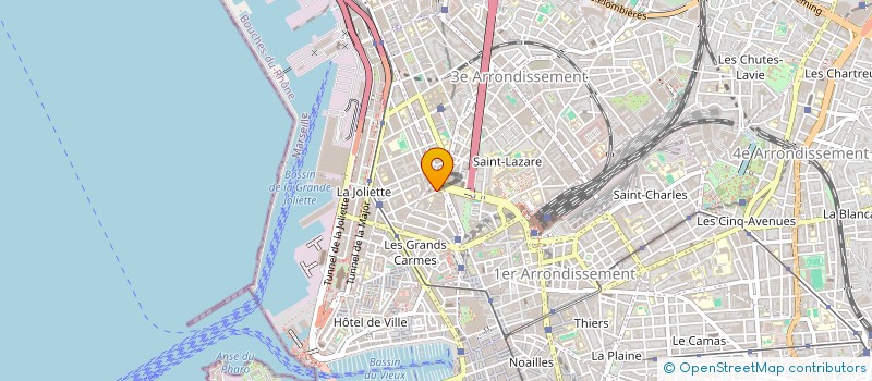 localisation de l'entreprise SARL ALG DISTRIBUTION à MARSEILLE