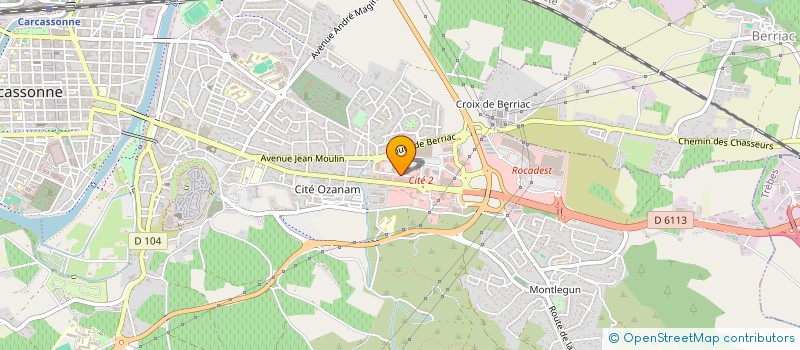 localisation de l'entreprise SARL ALG OPTIQUE à CARCASSONNE