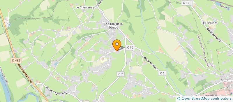 localisation de l'entreprise SARL ALGA  SAINT-NIZIER-SOUS-CHARLIEU