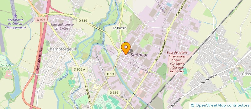 localisation de l'entreprise SARL ALGOLYS à FRAGNES-LA LOYERE