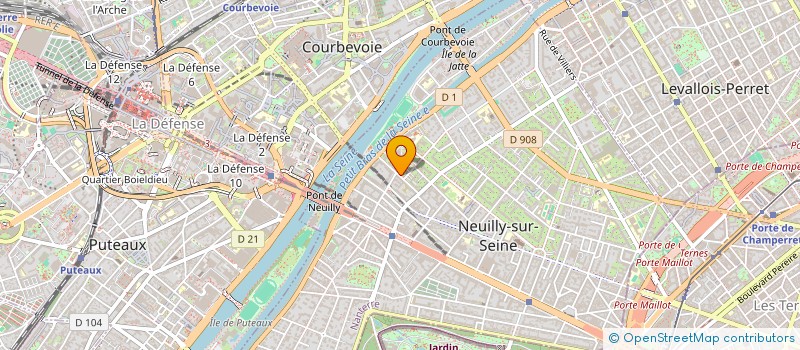 localisation de l'entreprise SARL ALGUE DECOR à NEUILLY SUR SEINE