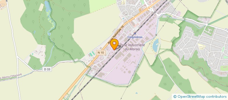 localisation de l'entreprise SARL ALH BATIMENT  COIGNIERES