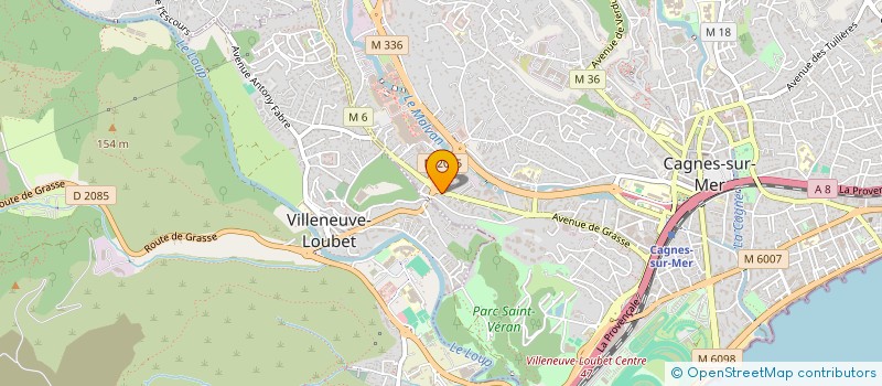 localisation de l'entreprise SARL ALHARMAZI à CAGNES-SUR-MER