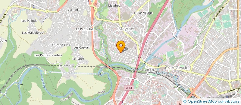 localisation de l'entreprise SARL ALHER à ANNECY