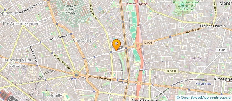 localisation de l'entreprise SARL ALI BABA II  PARIS