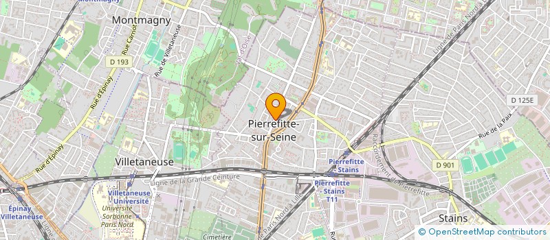 localisation de l'entreprise SARL ALIBABA à PIERREFITTE-SUR-SEINE