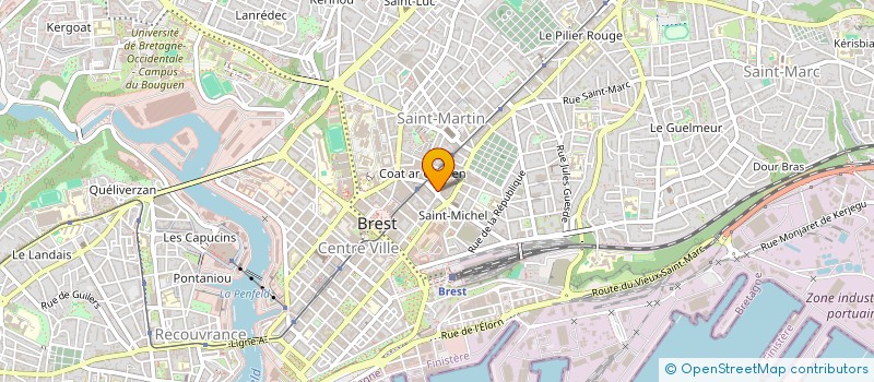 localisation de l'entreprise SARL ALIBI à BREST