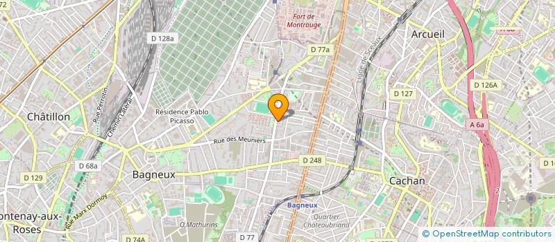 localisation de l'entreprise SARL ALIBRA à BAGNEUX