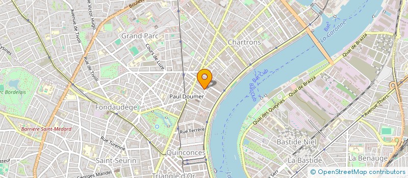 localisation de l'entreprise SARL ALIENOR  BORDEAUX