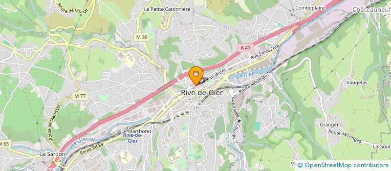 localisation de l'entreprise SARL ALIGALI à RIVE-DE-GIER