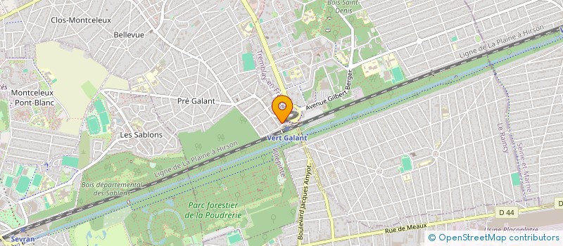localisation de l'entreprise SARL ALIJACK  VILLEPINTE