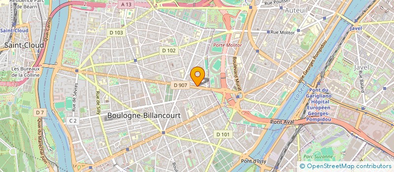 localisation de l'entreprise SARL ALIMENTATION DE LA REINE à BOULOGNE-BILLANCOURT