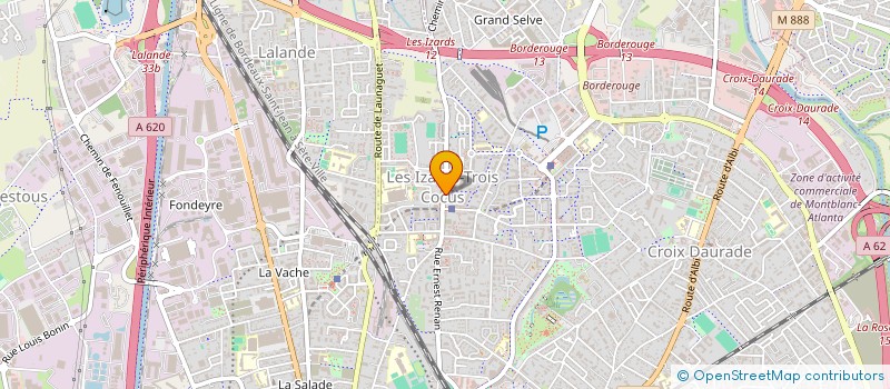 localisation de l'entreprise SARL ALIMENTATION GENERALE LES IZARDS à TOULOUSE