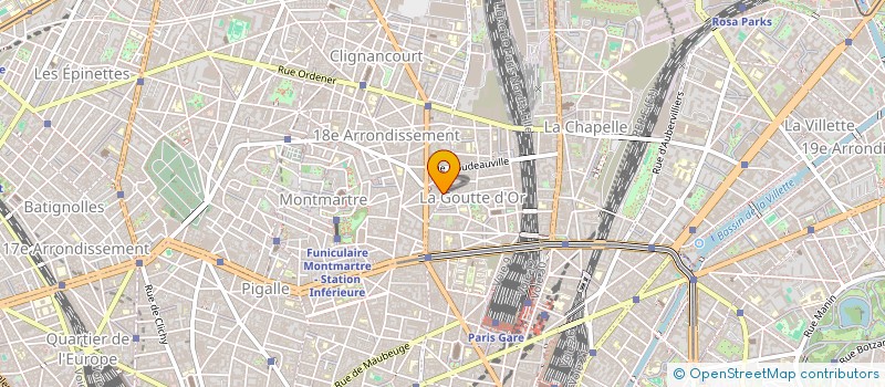 localisation de l'entreprise SARL ALIMENTATION NESRINE à PARIS