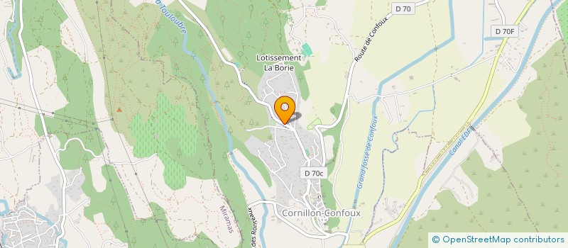 localisation de l'entreprise SARL ALIN à CORNILLON-CONFOUX