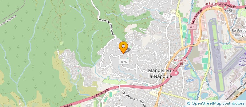 localisation de l'entreprise SARL ALIQUAM  CANNES