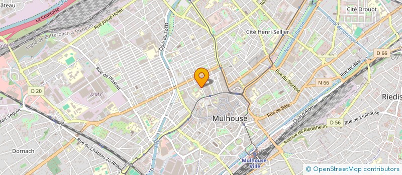 localisation de l'entreprise SARL ALIS à MULHOUSE