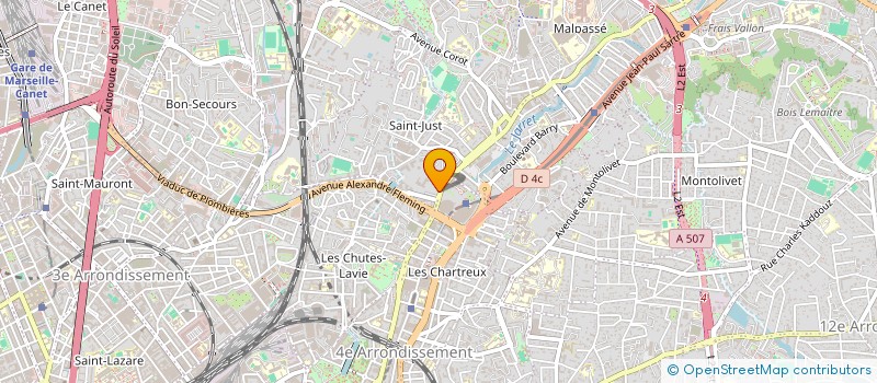 localisation de l'entreprise SARL ALISON à MARSEILLE
