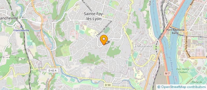 localisation de l'entreprise SARL ALIXIA ECO +  SAINTE-FOY-LES-LYON