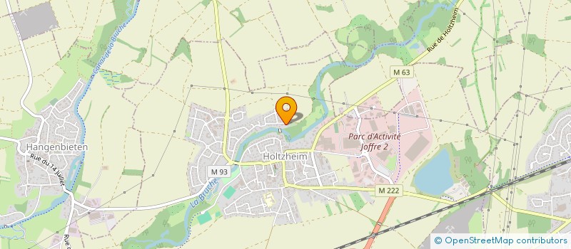 localisation de l'entreprise SARL ALIZEE  HOLTZHEIM