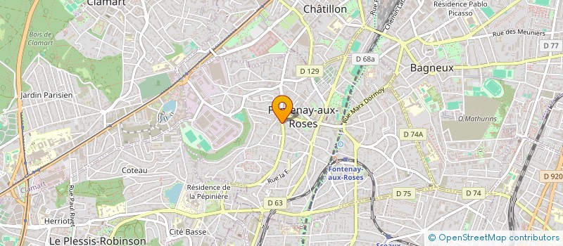 localisation de l'entreprise SARL ALL BIKE à FONTENAY-AUX-ROSES
