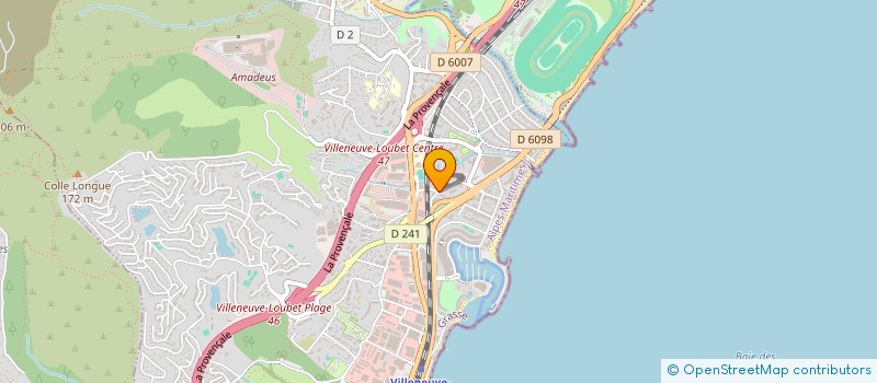 localisation de l'entreprise SARL ALL CLIM à VILLENEUVE-LOUBET