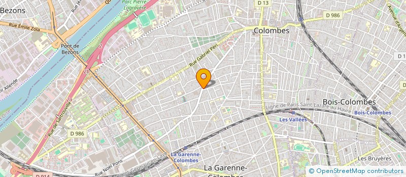 localisation de l'entreprise SARL ALL.NET à COLOMBES