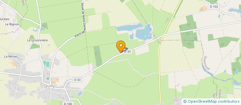 localisation de l'entreprise SARL ALL ROAD ESPACE AVENTURE  QUILLY