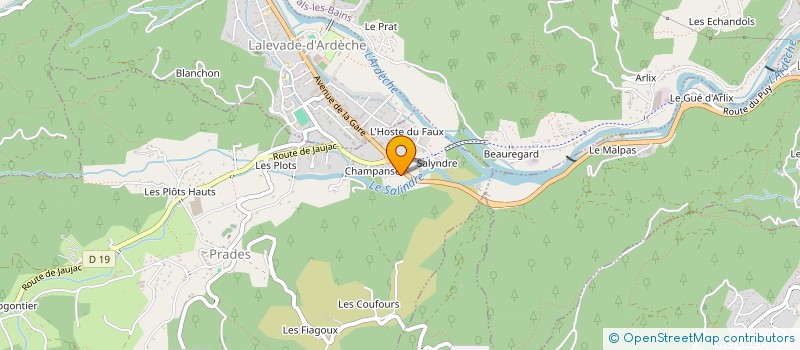 localisation de l'entreprise SARL ALLEGRE à PRADES