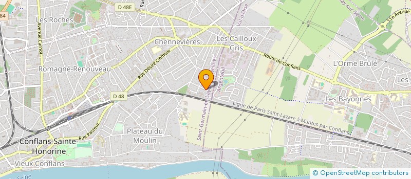 localisation de l'entreprise SARL ALLIAGE  CONFLANS-SAINTE-HONORINE