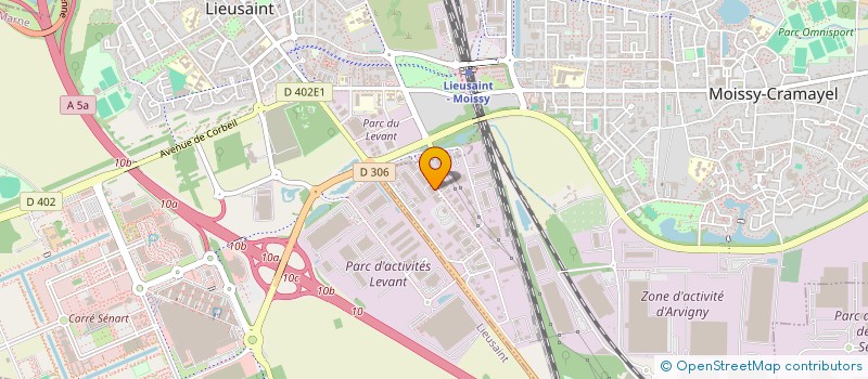 localisation de l'entreprise SARL ALLIANCE à MOISSY-CRAMAYEL
