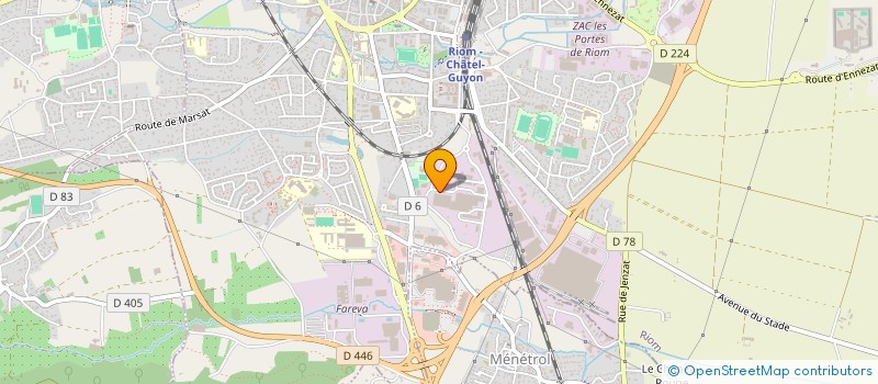 localisation de l'entreprise SARL ALLIANCE  CLERMONT-FERRAND