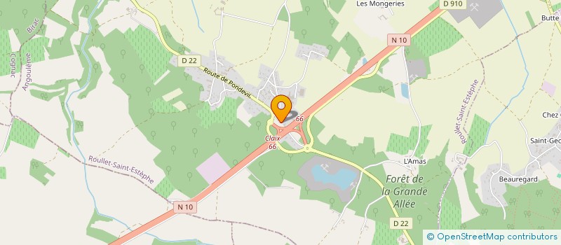 localisation de l'entreprise SARL ALLIANCE  ROULLET-SAINT-ESTEPHE