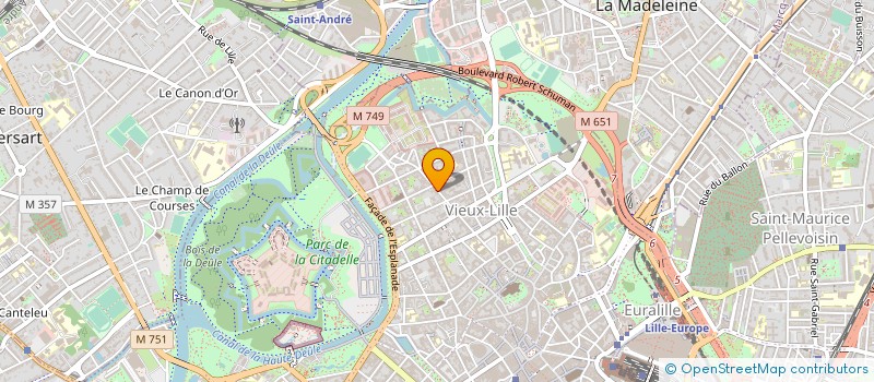 localisation de l'entreprise SARL ALLIANCE BATIMENT à LILLE