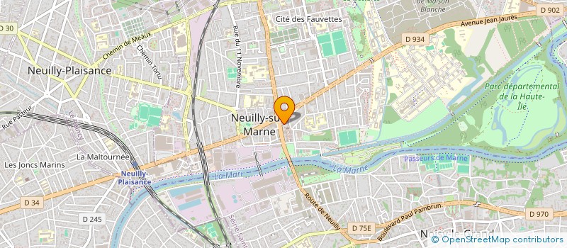 localisation de l'entreprise SARL ALLIANCE COIFFURE à NEUILLY-SUR-MARNE