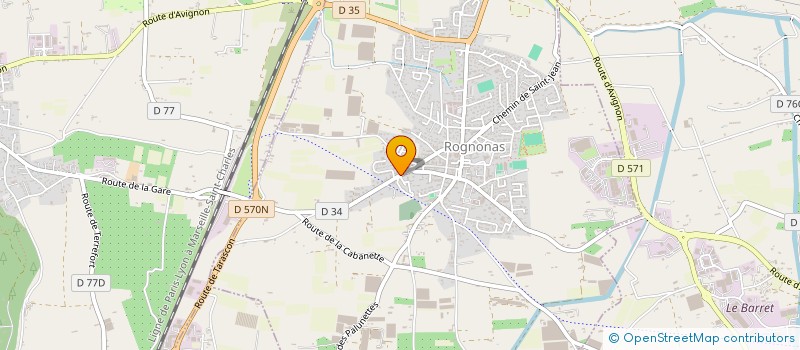 localisation de l'entreprise SARL ALLIANCE CONFORT INTERNATIONAL  ROGNONAS