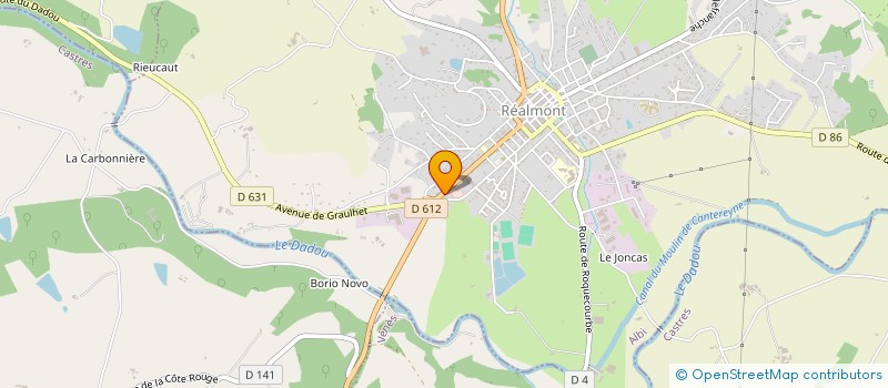 localisation de l'entreprise SARL ALLIANCE GASTRONOMIQUE à REALMONT