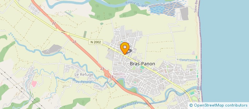 localisation de l'entreprise SARL ALLIANCE OPTIQUE BRAS PANON  BRAS-PANON