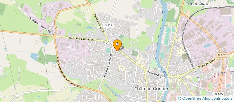 localisation de l'entreprise SARL ALLIANCE PERMIS  CHATEAU-GONTIER-SUR-MAYENNE