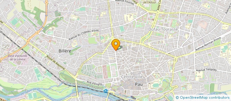 localisation de l'entreprise SARL ALLIANCE PLATRERIE AQUITAINE à PAU