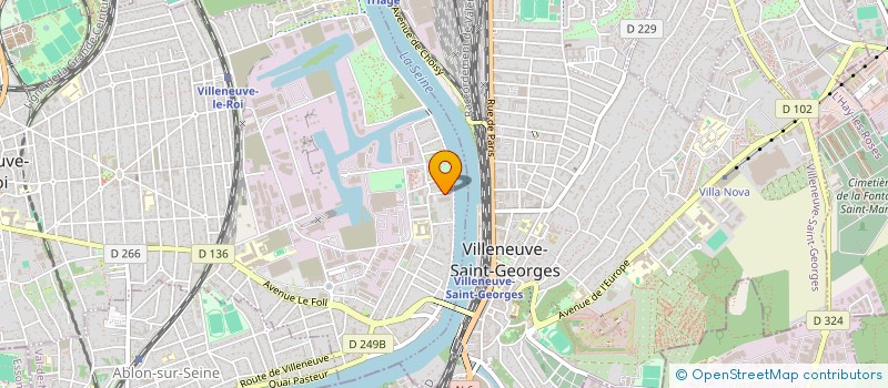 localisation de l'entreprise SARL ALLIANCE TELEPROTEC  VILLENEUVE-LE-ROI