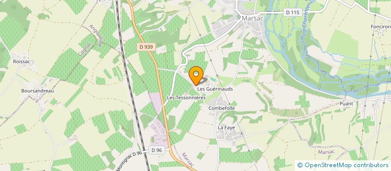 localisation de l'entreprise SARL ALLIAT LOUEUR MEUBLE à MARSAC