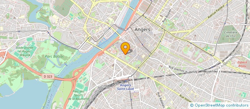 localisation de l'entreprise SARL ALLINEI à ANGERS
