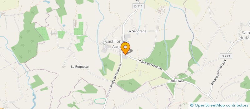 localisation de l'entreprise SARL ALLISE  SAINT-PIERRE-EN-AUGE