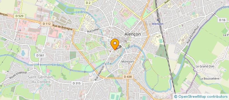 localisation de l'entreprise SARL ALLIZA à ALENCON