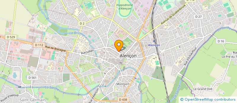 localisation de l'entreprise SARL ALLO à ALENCON