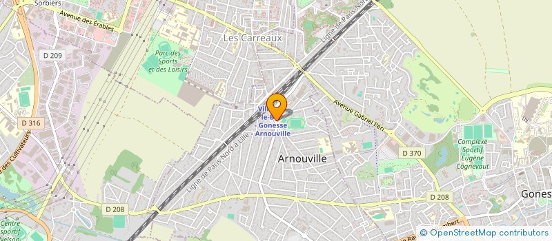 localisation de l'entreprise SARL ALLO ADO à ARNOUVILLE