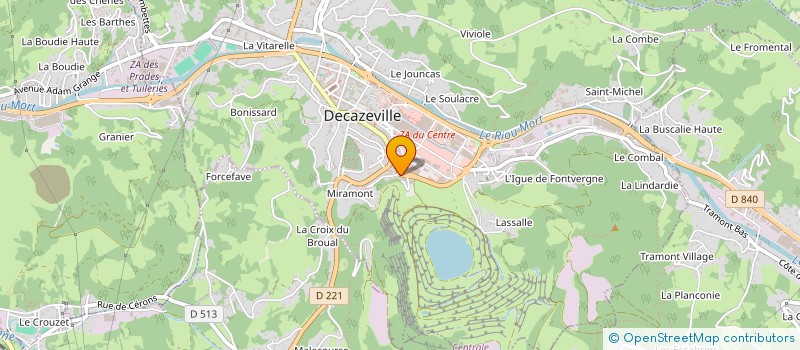 localisation de l'entreprise SARL ALLO BASSIN AVEYRON à DECAZEVILLE