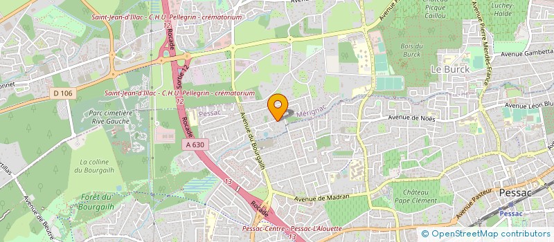localisation de l'entreprise SARL ALLO DEPANN HEURE à MERIGNAC